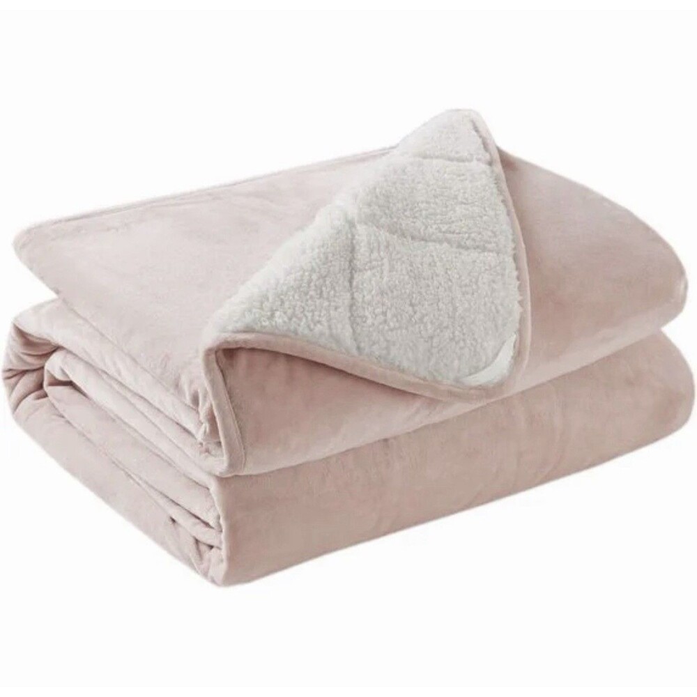 Weighted Blanket 7.5 Pounds for Adults, Fuzzy Soft Sherpa Fleece Weight Blankets